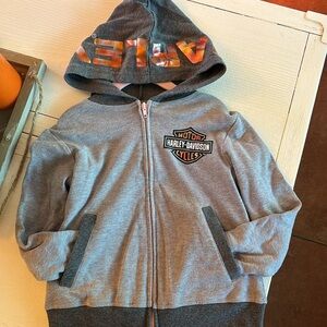 Harley Davidson Little Girls Hoodie